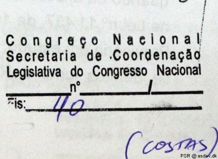 Erro no congresso + hum Erro no congresso