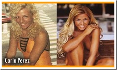 Carla Peres nua - antes e depois