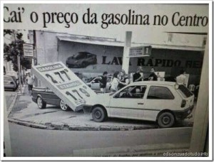 Zuando os combustiveis: Caiu o preço da gasolina