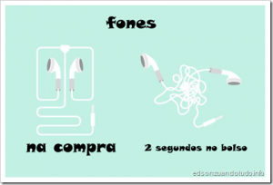 zuando a vida: fones